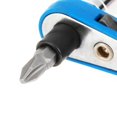 thumbnail image 4 of Rdeghly Ratchet Screwdriver Tool, Screwdriver Kit,3in1 Screwdriver Set Kit Including Blue Ratchet Socket Wrench Sleeve Screwdriver Bit, 4 of 7