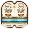 NUTRO PERFECT PORTIONS Grain Free Real Chicken & Catfish Recipe Cuts in Gravy Adult Wet Cat Food, 2.64 Ounce Twin-Pack Trays
