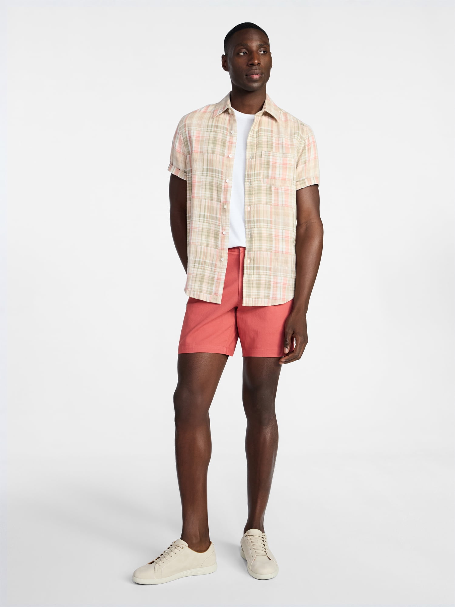 George Men's & Big Men's Modern Fit Flat Front Shorts, 5", 7", 9" Inseams, Sizes 28-54