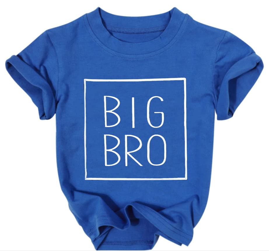 MOUSYA Big Brother Shirt Toddler Baby Boy Tshirt Infant Short Sleeve