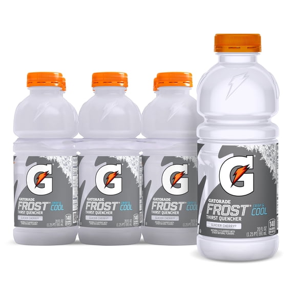 Gatorade Frost Thirst Quencher Glacier Cherry, 20 fl oz 6 Count Bottles