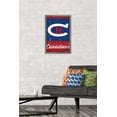 thumbnail image 2 of NHL Montreal Canadiens - Retro Logo 13 Wall Poster, 14.725" x 22.375", Framed, 2 of 3