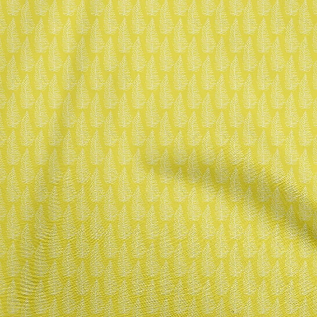 oneOone Polyester Spandex Yellow Fabric Asian Block Dress Material Fabric Print Fabric By The Yard 56 Inch Wide