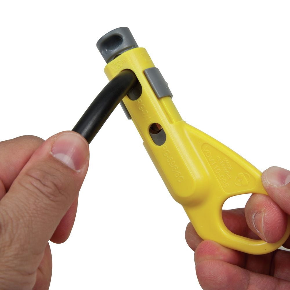 Klein Tools VDV110095 Coax Cable Radial Stripper