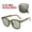 Green, variant on Only Moment Brown Sunglasses Accessories for Women Pc Trendy Rectangle Womens Mens Shades Sun Glasses One Size