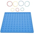 thumbnail image 2 of 1 Set Educational Toys Student Geoboard Kids Crafting Tool For Geometric Geoboard Geometric Shape Puzzle Peg Plastic Board To Create Figures Shapes, 2 of 8