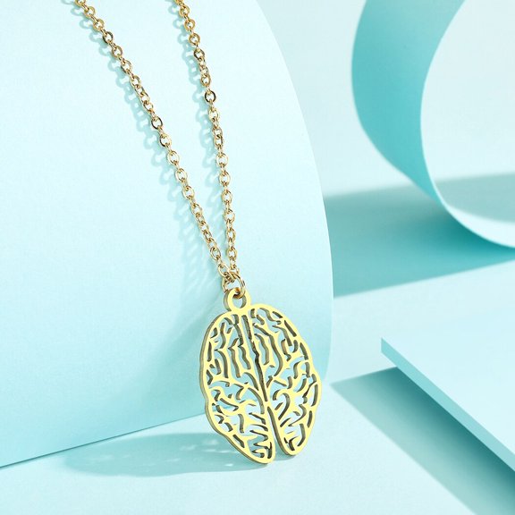 Brain Neurology Biology Psychology Gift Jewelry stainless steel Pendants