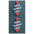 thumbnail image 6 of Decorative Design Happy Father's Day Banner Polyester Material Tie Decoration Blue Ribbon for Family Celebration Indoor Decoration Event Decoration, 6 of 8