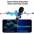 thumbnail image 3 of Professional Wireless Microphone for iPhone, Android Phone, Camera - Recording Omnidirectional Condenser Mic Ultra Low Delay, Lapel Noise canceling Mic for Video YouTube Interview Tiktok Vlog, 3 of 6