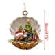 thumbnail image 3 of Fiudx Decoraciones navideñas para interiores 1 pieza de pegatinas navideñas/colgantes para colgar en el árbol de Navidad, decoración exquisita para el hogar, granjas, fiestas, 3 of 5