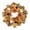 18" White Pumpkin, variant on MInHoues Halloween Artificial Maple Leaf Fall Wreath with Eucalyptus, Battery Operated Lighted Autumn Floral Wreath for Halloween Thanksgiving Front Door Wall Home Decor
