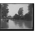 thumbnail image 2 of Historic Framed Print, [Bridge entrance from canal, Belle Isle Park, Detroit, Mich.], 17-7/8" x 21-7/8", 2 of 9