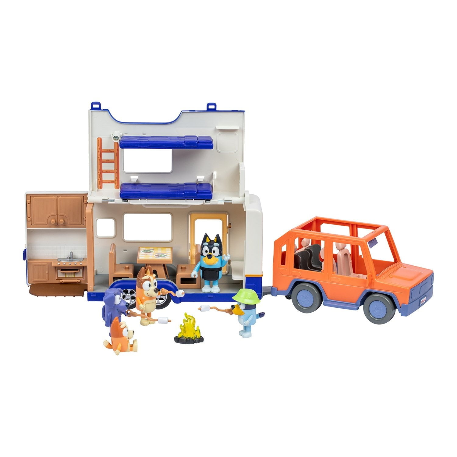 Bluey's Family Camping Cookout Playset