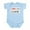 Sky Blue, variant on CafePress - I Love My Nanny Infant Bodysuit - Baby Light Bodysuit, Size Newborn - 24 Months