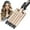 Gold-5 Barrel, variant on 5 Barrel Curling Iron Wand, Ceramic Tourmaline Triple Barrels Hair Waver with LCD Display, Temperature Adjustable Hair Crimper, Hair Waving Styling Tools for Women, Christmas Mother's Day Gift