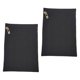 thumbnail image 1 of 2 piezas de bolsillo lateral cosido con cremallera, billetera pequeña, bolsa para teléfono, bolsa de seguridad para viajes Negro, 1 of 7