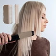 thumbnail image 2 of Fiudx Peine Alisador de Cabello, Diseño Desmontable, Resistente Al Calor, Material de Fibra de Carbono de Nailon Antiestático, Versátil para Todo Tipo de Cabello, para Hombres y Mujeres, Opción Portá, 2 of 2