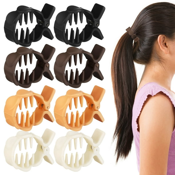 pinzas para el pelo, pinzas para coletas altas, pinzas para peinar el cabello, pinzas pequeñas para el cabello, pinzas para el cabello de mujer, pinzas para el cabello gruesas