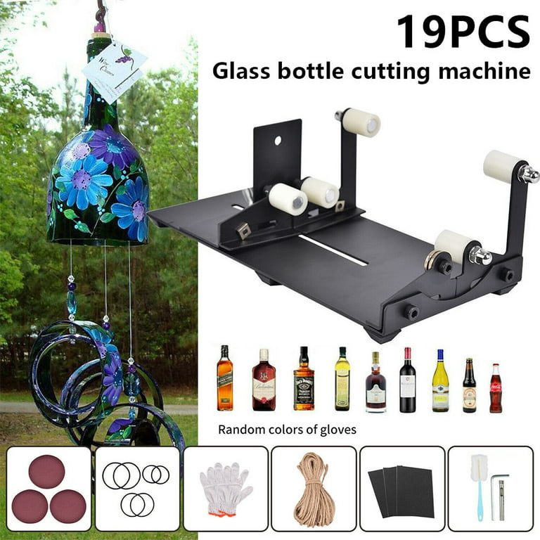  SEWACC 2pcs Compass Glass Glass Bottle Cutter Kit for