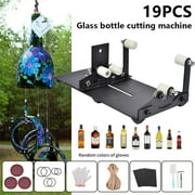 Tzdxfgl Adjustable Glass Bottle Cutter Kit Stainless Steel Square Round Glass Bottle Cutting Machine Set