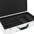 thumbnail image 6 of Portable Aluminum Mic Suitcase, Mic Gear Storage Box, Professional Mic Bag EVA Foam Interior Hard Shell for Broadcast Equipment, 6 of 8