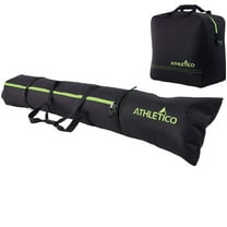 Ski & Boot Bag Combo | Store Skis Up to 200 CM & Boots Up To Size 13 | Includes 2 Padded Bags