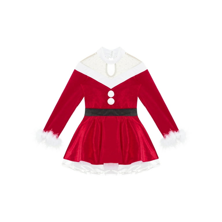 Walmart mrs deals claus dress