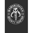 thumbnail image 2 of Men's Star Wars: The Mandalorian Seek & Destroy Stamp  Graphic Tee Charcoal 2X Large, 2 of 4