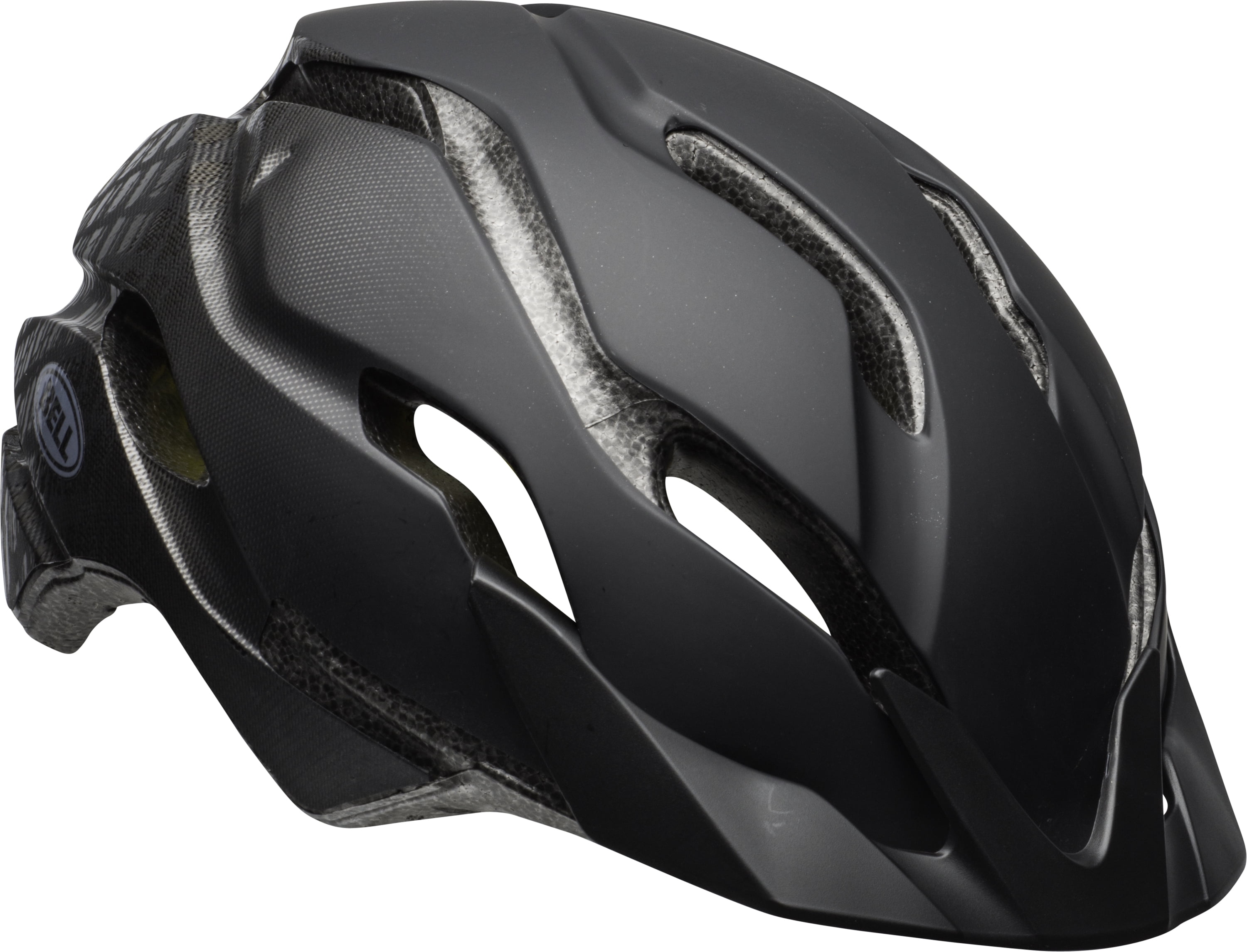 matte black bike helmet