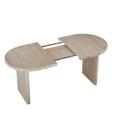 thumbnail image 5 of S-HOME Extendable Dining Table 55.12-70.87 Inches Suitable for Dining Rooms and Living Spaces，Ancient White, 5 of 6