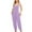 Purple, variant on jumpsuits for Women Dressy 2024 Fashion and Casual Cold Shoulder Jumpsuit Solid Button Suspender Jumpsuits Wide Pocket Leg Pant Present for Women Up to 65% off