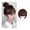 Dark brown, variant on Front Hair Bangs Wig Fringe Hair Extensions Synthetic Fake Neat Bangs Wigs with Double Row Braids Headband Hair Accessories for Women Girls