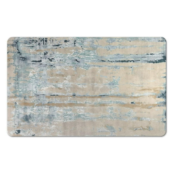 Revitalisez Votre Décor de Maison avec Notre Tapis Coureur de Salle de Bain Moderne Abstrait Gris 20x32 Pouces : Antidérapant, à Poils Courts, Doux, Lavable - Idéal pour Chaque Pièce