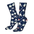 thumbnail image 5 of Salouo Pirate Skulls 1 Pattern Fun Novelty Crew Socks,Casual Athletic Socks Neutral Socks, 5 of 7