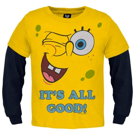 It's All Good Face Juvy 2fer Long Sleeve T-Shirt