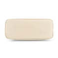 thumbnail image 3 of LIKE DREAMS Mila Mini Satchel Bag - WHITE, Vegan Leather, 12" W x 9" H x 6" D, Magnetic Snap Closure, Scarf Wrapped Top Handle, 1 Inner Compartment Divider, Gold Accents, 3 of 6