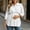 White, variant on Women Maternity Cotton Button Down Shirt Long Sleeve Collared Adjustable Drawstring Waist Pregnancy Blouse for Work Daily Wear S-XXL