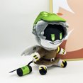 thumbnail image 2 of Muñeco de peluche Cyn de 27 cm con forma de drone asesino, kawaii, suave, de anime, modelo verde, colección, decoración de habitación, regalo de Navidad para niños., 2 of 4