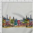 thumbnail image 1 of Soimoi Cotton Jersey Fabric Buildings Panel Fabric Prints by Yard 58 Inch Wide, 1 of 1