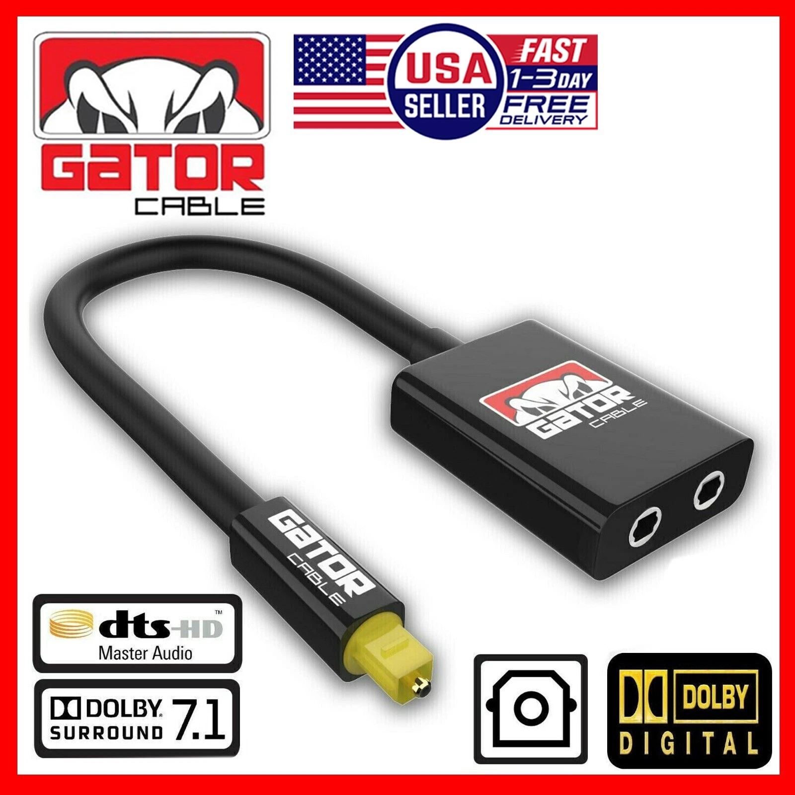 Monoprice DVI Video + Digital Coaxial and Digital Optical Audio to