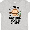 thumbnail image 4 of Inktastic Monkey I Love Hanging out with My Daddy Boys or Girls Toddler T-Shirt, 4 of 5