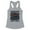 Heather Grey, variant on Hoeing Ain't Easy Tank Top Fitted Racerback Women's Large White