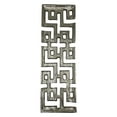 thumbnail image 3 of Bergamo Art 16 inch Long Decorative Handmade Aluminum Modern Tray in Nickel, 3 of 5