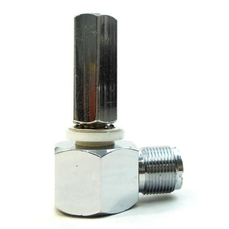 Right Angle Stud - Twinpoint SM1L Heavy Duty SO239 Right Angle 0.38 x 24 in. -Thread Stud Mount