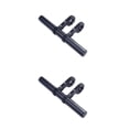 thumbnail image 4 of Soidarity Extensor de manillar de bicicleta Abrazadera Barra de manillar Soporte extendido Abrazadera Extensión Soporte de aleación Clip de Negro 20 centímetros 2piezas, 4 of 6