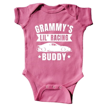 

Inktastic Grammys Lil Racing Buddy Gift Baby Boy or Baby Girl Bodysuit