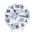 thumbnail image 7 of Kdxio Clock number Print Wall Clock,10 Inch Battery Operated Wall Clocks,Silent Non Ticking Small Analog Clock for Living Room,Office,Home,Bedroom,Kitchen,Bathroom, 7 of 7