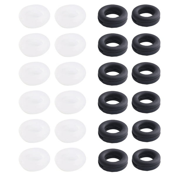 Agarre para las orejas de las gafas - Retenedor de la manga de la punta del templo de las gafas, retenedores de gafas cómodos antideslizantes para gafas de sol de gafas de lectura, 12 pares MFZFUKR CPB-CJZ880-3
