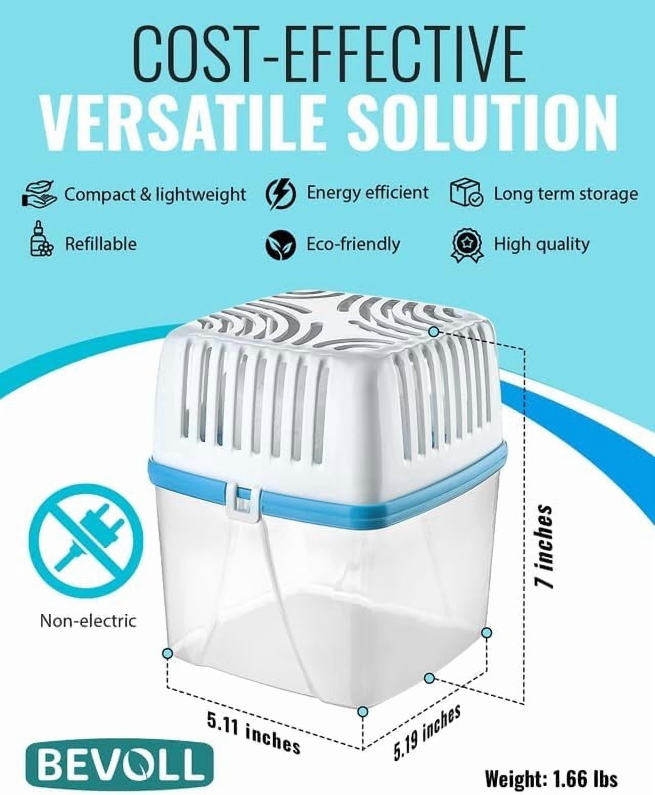 Moisture Absorbers - Dehumidifiers 17.6 oz Strong Odor Eliminator for Home Basement Bathroom Bedroom Car rv Safe Closet, Portable Mold Remover