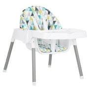 Evenflo Eat and Grow 4-in-1 Convertible High Chair, Prism Triangles